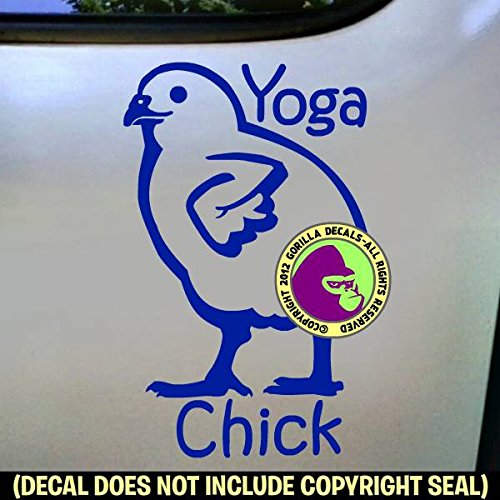 YOGA CHICK Vinyl Decal Sticker E - Thumbnail 5