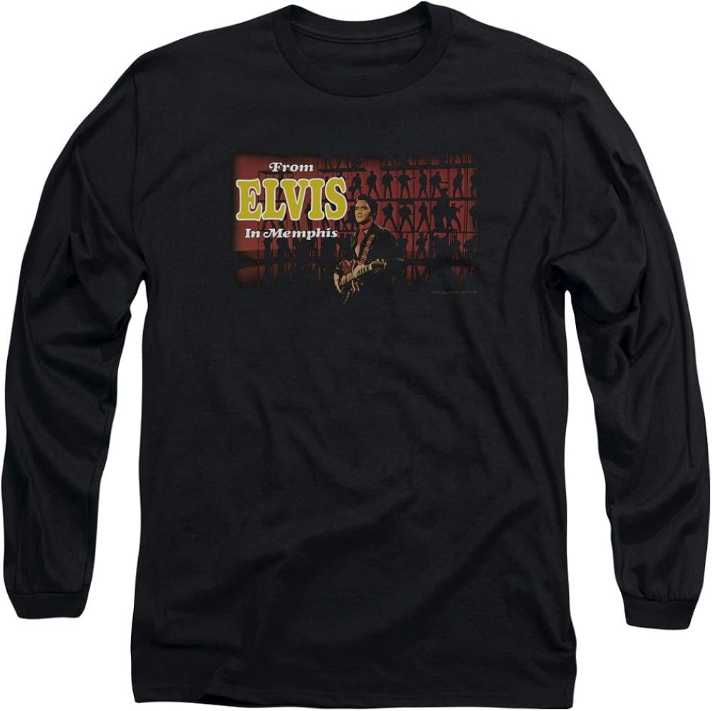Elvis Presley Tee Shirt Homme Elvis in Memphis à Manches Longues