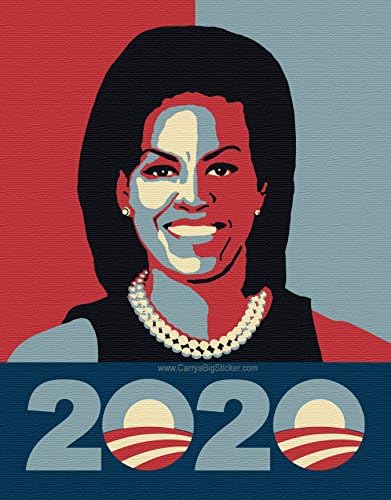 Michelle Obama 2020 Bumper Sticker (Poster Style)