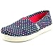 Toms Classic Youth Round Toe Canvas Blue Flats