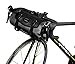 Roswheel Attack Series 111369 Waterproof Adjustable Capacity Bike Bicycle Cycling Handlebar Bag with Detachable Dry Pack, Black