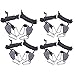4-Pairs Zazzy 1/8 Inch Heavy Duty Adjustable Grow Light Rope Clip Hanger Rope Hanger
