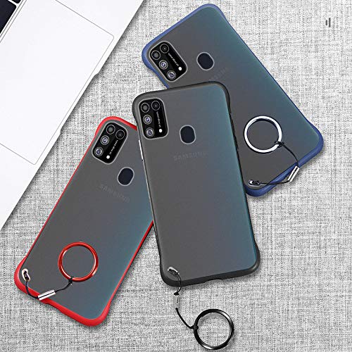 A rtistque Frameless case for Samsung Galaxy M31 Slim Translucent Matte Texture Design Hard PC Back Cover Shock Bumper C