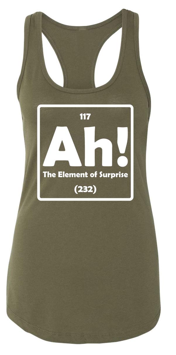 Ladies Tank Top Ah! The Element of Surprise