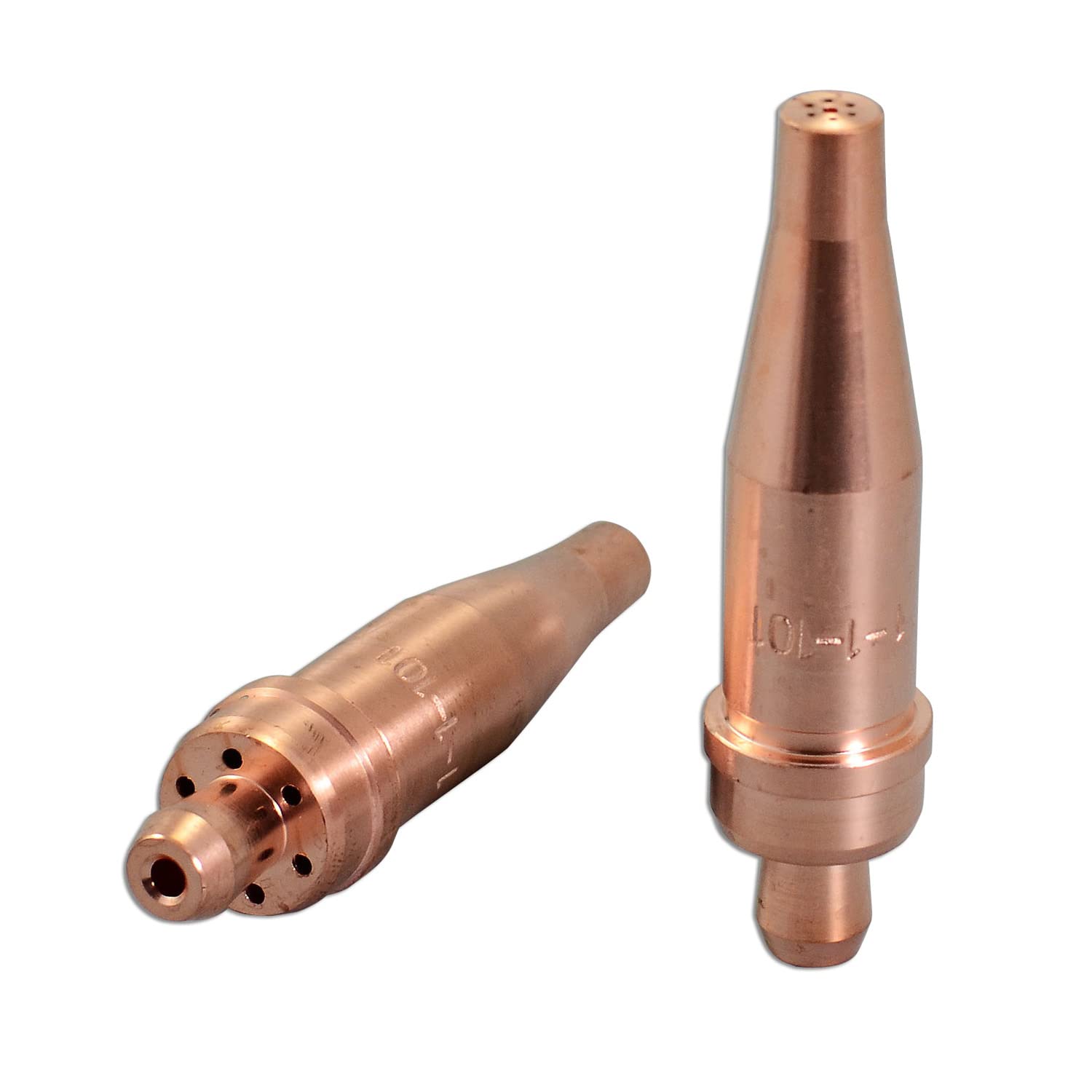 RIVERWELD Acetylene Cutting Tips 1-101 Size 1 & 1-101-1 for Victor-Style Oxygen Oxy Oxyfuel Cutter Torch Made of Copper Pack of 2 — image 1