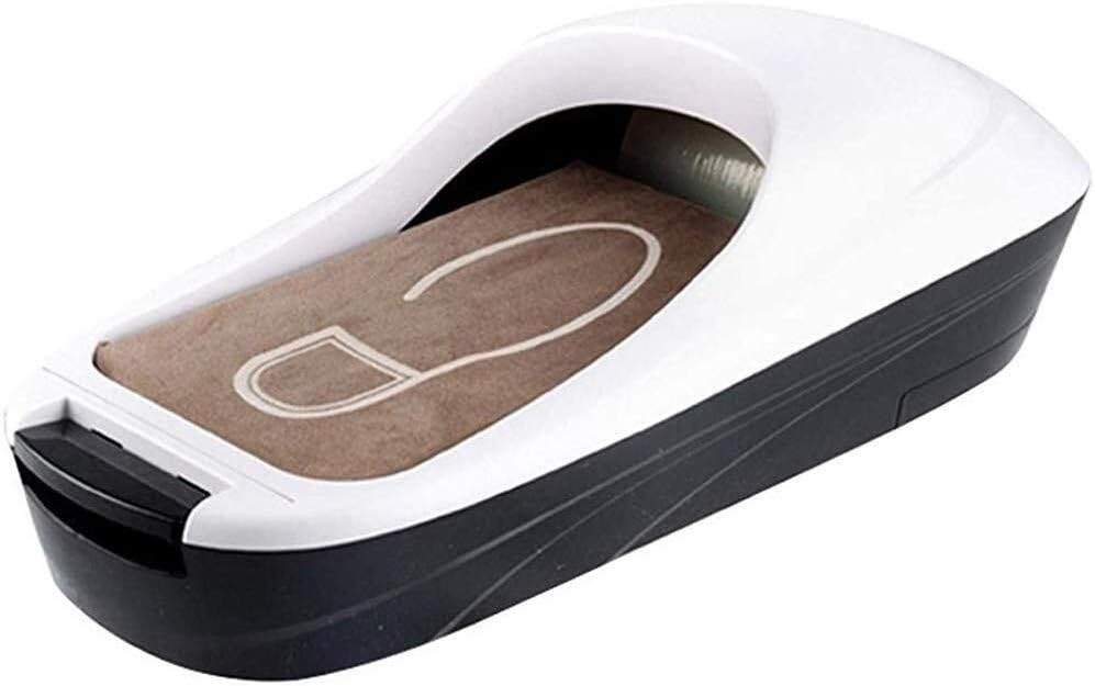 Disposable Shoe Cover Dispenser Automatic Shoe Film Machine Household Durable Shoe Membrane for Home Medical Laboratory Footwear Indoor (Color : White)