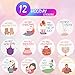 Baby Monthly Stickers - (Set of 40) Adorable Baby Milestone Stickers for Newborn Girl Boy First Year - Best Baby Shower Registry Gift or Scrapbook Photo Memory Keepsake