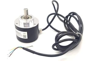 CALT 58mm Outer Diameter 10mm Optical Incremental Rotary Encoder 2500ppr, 5~26V HTL