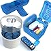 4Thought Large Pill Organizer, 7 Day Med Manager, Durable Pill Organizer, Moisture-Proof Pill Planner