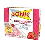 Sonic Instant Pudding, Strawberry Shake, 3.03 OZ
