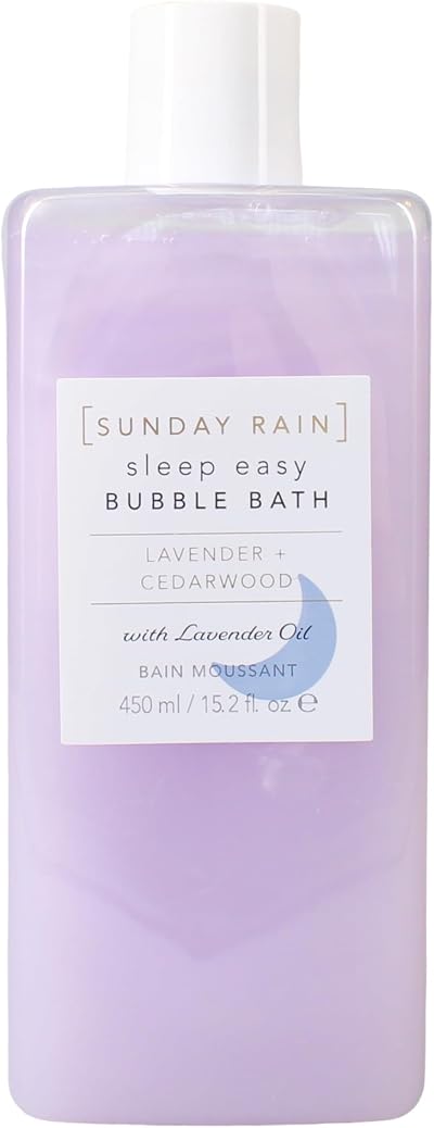 Sunday Rain Sleep Easy Bubble Bath Lavender Cedarwood 450ml