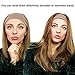 QING Headbands for Women Sweat Wicking Scarf Bandana Elastic Workout Headband Wrap Pack of 6