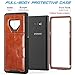 Galaxy Note 9 Case with Built-in Magnetic Backing,SXTech (Leather Cover Series) Slim Yet Protective with Card Holders.Kickstand Wallet Case Fit for Samsung Galaxy Note 9 (2018) 6.4