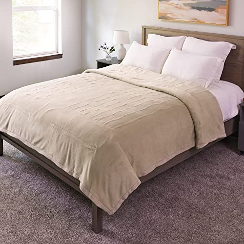 Sunbeam Royal Luxe Mushroom Heated Blanket Full Pricepulse