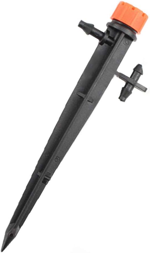 ASPEN BURG Drip Emitters Perfect for 4mm/7mm Tube, Adjustable 360 Degree Water Flow Drip Irrigation System for Flower beds, Vegetable Gardens, Herbs Gardens(50pack)