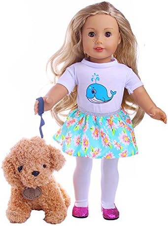 ZWSISU 18Inch Outfits Clothes +pet Dog for American Girl Doll Accessories Se