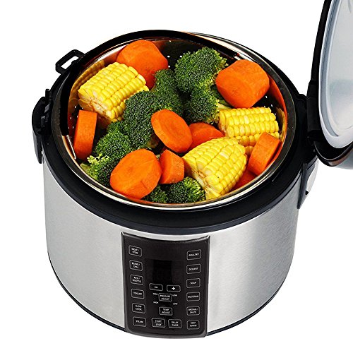 Steamer Basket for 6 or 8 qt Instant Pot Pressure Cooker, 304 Stainless Steel Steamer Insert Basket with Silicone Handle, Great Instant Pot Accessories for Steaming Vegetables Eggs Meats - Thumbnail 6