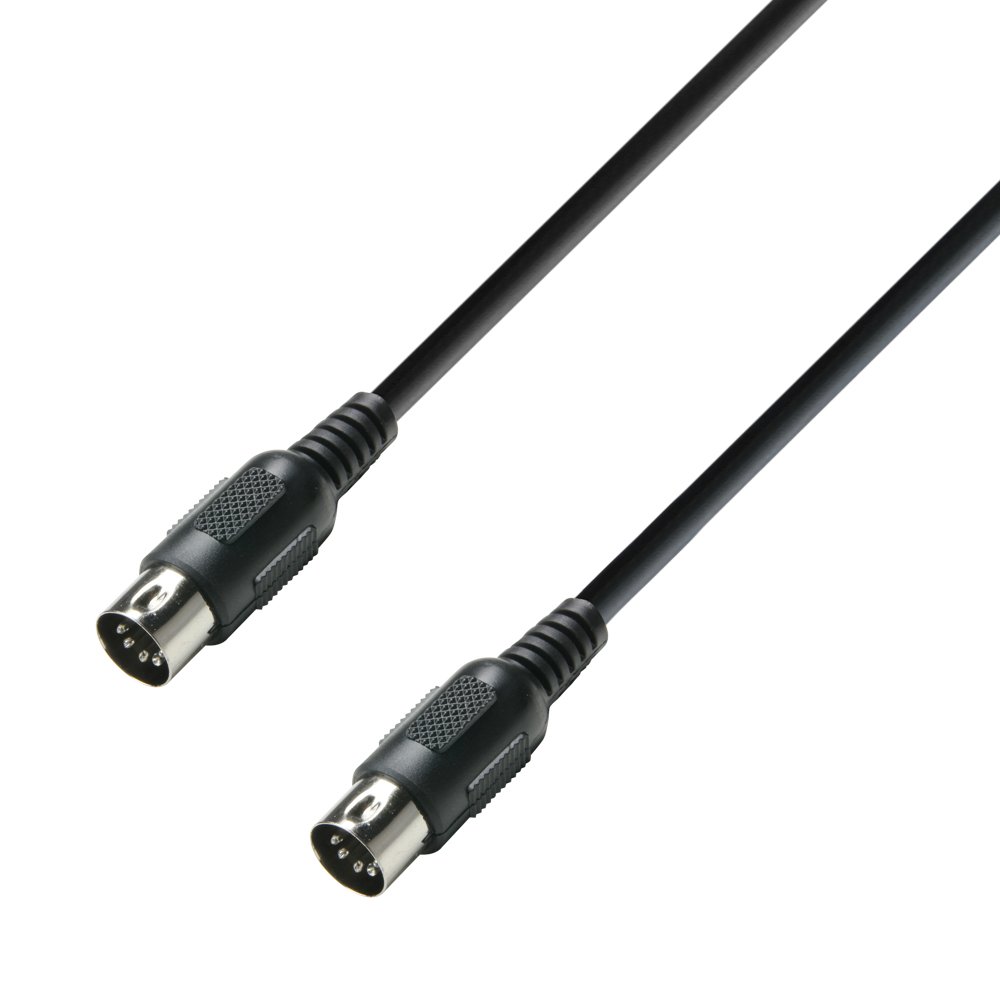 Adam Hall 3 Star Series 3m MIDI Cable - Black