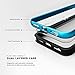 Zizo Shock Series Compatible with iPhone 8 Case Military Grade Drop Tested with Tempered Glass Screen Protector iPhone 7 case Blue