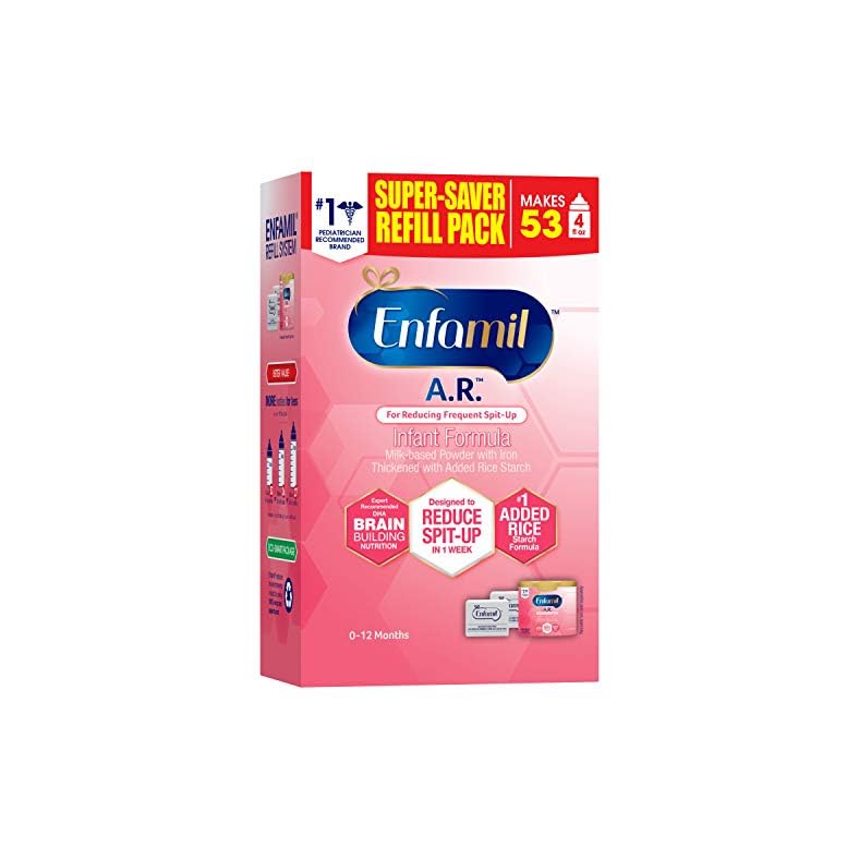 Enfamil A.R. Infant Formula, Clinically Proven to Reduce Reflux & Spit-Up in 1 Week, with Iron, DHA for Brain…