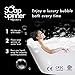 Soap Spinner - Instant Bubble Bath Maker for Luxurious Long Lasting Foaming Spa Like Bubble Baths - Snaps On to Your Bathtub and Uses Any Liquid Soap for Super Lush Bubbles