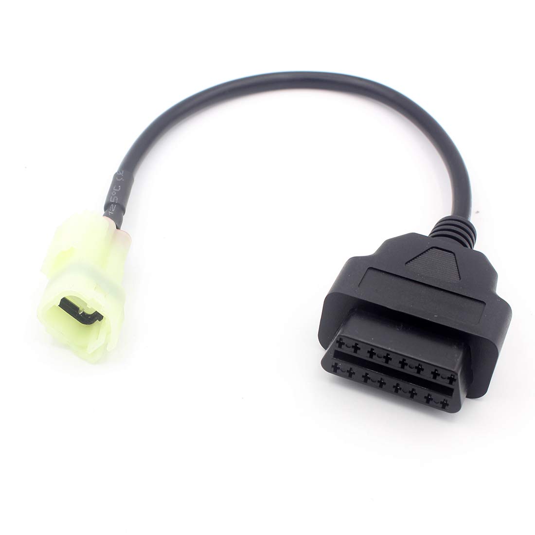 LoongGate Standard Motorbike Interface to OBD II 16 Pin Diagnostor Adapter Connector Cable