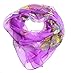 Bear Motion Collection - Womens 100% Silk Scarf with Butterfly Design (Medium (64
