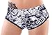 DuShow Women Cycling Underwear 3D Padded Bike Underwear Bicycle Briefs Cycle Undershorts（L,Skull