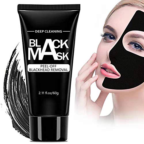 Blackhead Remover Mask - Black Blackhead Remover Mask Strips, Deep Cleansing Facial Mask for Face and Nose Activated Charcoal Peel Off Mask - Thumbnail 7