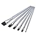Ngwall Paint Brush Set Round Nylon Hair Stylist Acrylic Watercolor (Gray 6pcs)