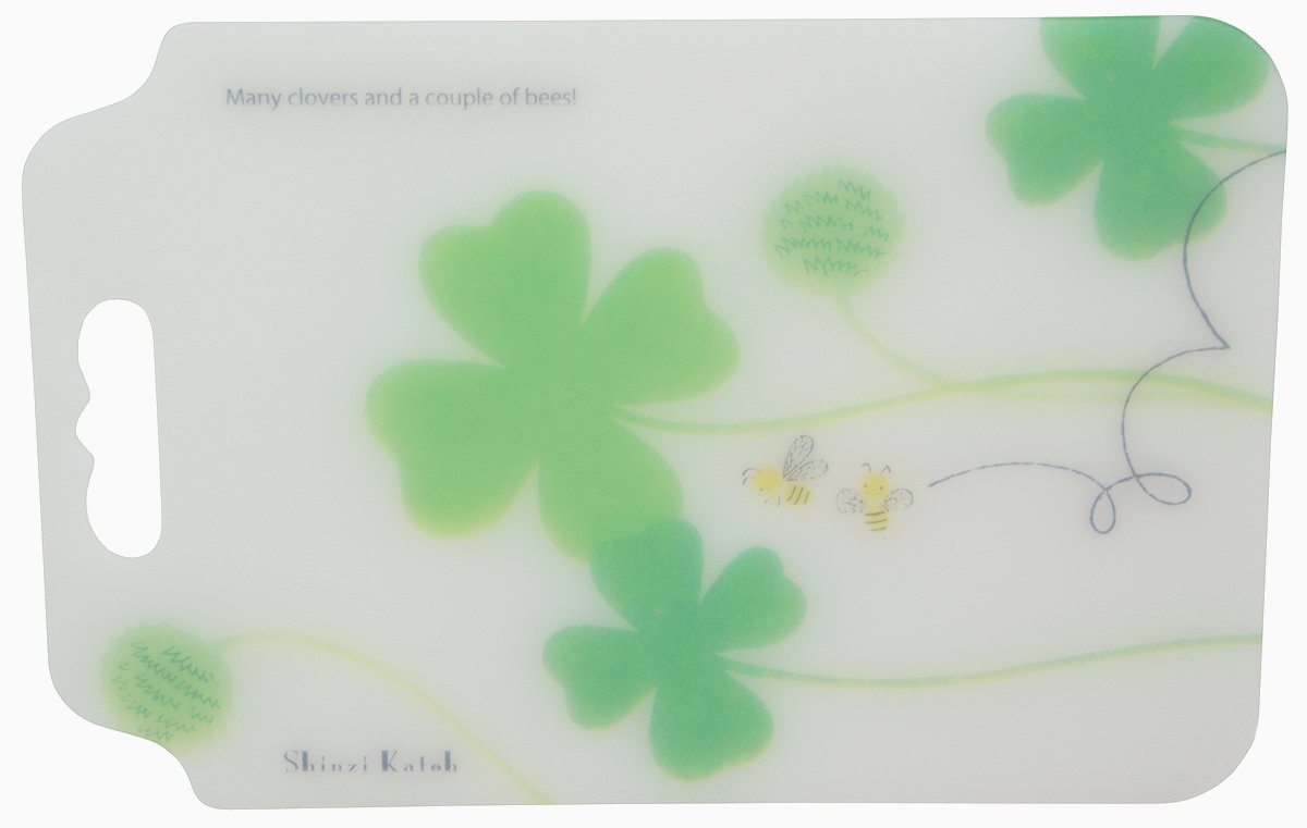 Shinzi Katoh Designer Antibacterial Chopping Board A Pair of Bees CB3031 (Japan Import)