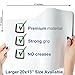 17x11 Inch Magnetic Dry Erase Board for Fridge - Refrigerator White Board - Dry Erase Magnetic White Board