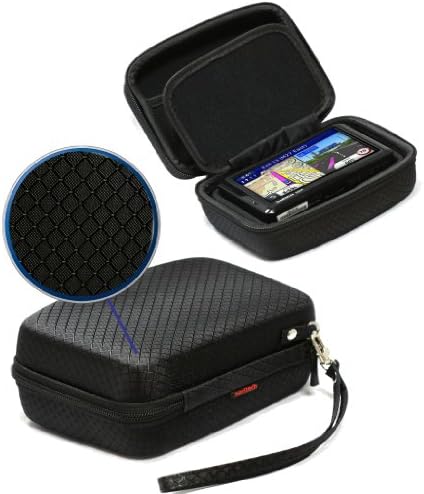 Navitech Black Hard Case For The Garmin nüvi 2555LMT
