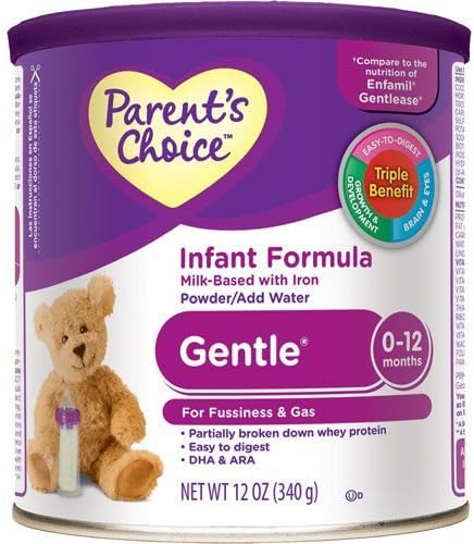 parent's choice gentle infant formula