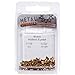 BeadSmith FCO-9906 100 Metal Elements Brass Hollow Eyelets, 5/32