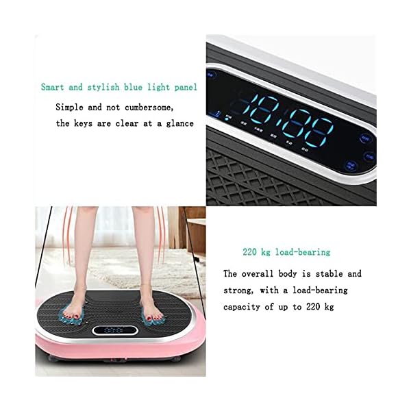 Vibration-Power-Plates-Vibration-Plate-Machine-With-Bluetooth-Speaker-5-Program-Modes-2-Resistance-Bands-Vibration-Fitness-Trainer-For-Weight-Loss-Body-ToningColorPink-Vibration-Power-Pla Vibration Power Plates, Vibration Plate Machine With Bluetooth Speaker, 5 Program Modes, 2 Resistance Bands, Vibration Fitness Trainer For Weight Loss & Body Toning,(Color:Pink Vibration Power Pla