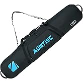 AUMTISC Padded Snowboard Bag for Air Travel, Snowboard Travel Bags for Flying with Gear Pockets, Available Length in 155cm | 165cm | Ajustblae 156-181cm