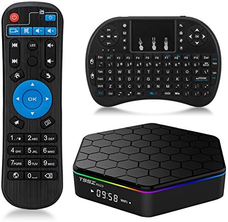 T95Z Plus Android Box Android 6.0 Marshmallow Amlogic S912 2GB DDR3 16GB EMMC Octa Core 4K Resolution 2.4G/5G Dual Band Wifi Bluetooth Mini PC Player with Mini Wireless Keyboard Touchpad