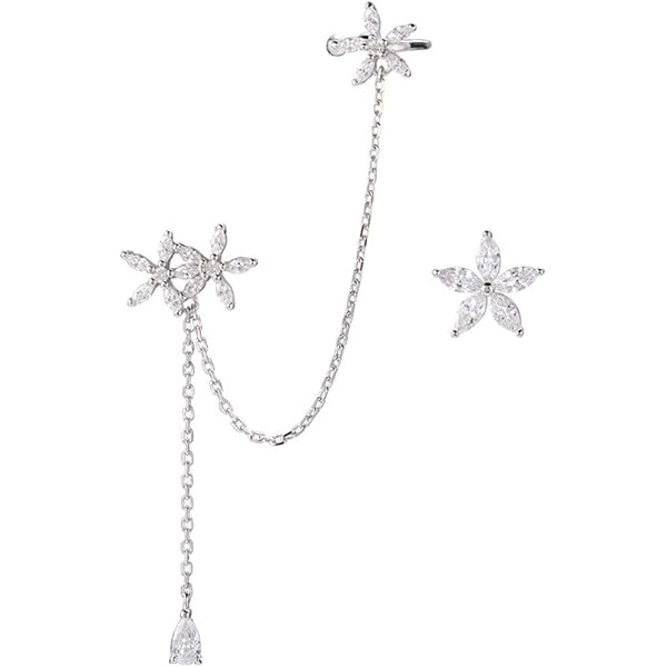 Boucles D'oreilles Pendantes étoile Creuse Boucles D'oreilles Longues Pendantes En Or Boucles D