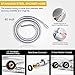 Shower Head with Hose, FEELSO High Pressure Rainfall 9