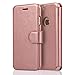 SOWOKO iPhone 6 Wallet Leather Case iPhone 6S Ultra Slim Flip Cover Credit Card Protective Case with Magnetic Closure for Apple iPhone 6/6S 4.7 inch (Rose Gold)