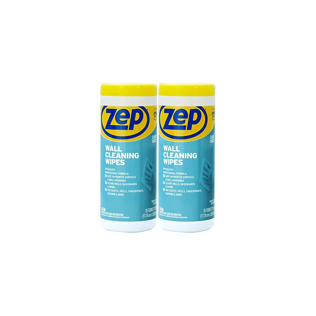 New Zep Wall Cleaning Wipes (Pack of 2) Remove Stains from Walls from