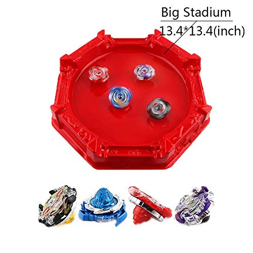 Battle Burst Turbo Evolution Star Storm Large Stadium battling Tops Set Included with 4D Launcher Grip Set Toys for Prime
