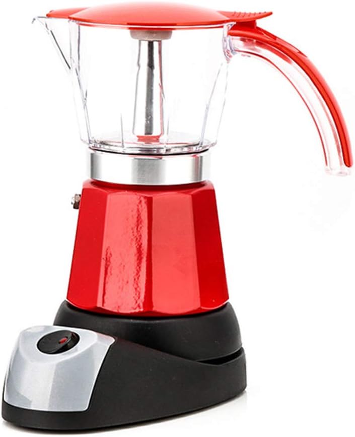 ZAHNG Electrical Espresso Moka Pot,Coffee Percolators Italian Mocha Coffee Maker Stovetop Tool Filter Percolator 220V,A