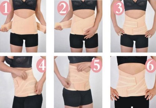 Wowlife Postpartum Recovery Belly Abdomen Waist Slimming Shaper Wrapper Belt Breathable
