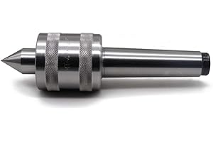 Oudtinx MT4 Long Nose Live Center Morse Taper Triple Ball Bearing Design for Lathe