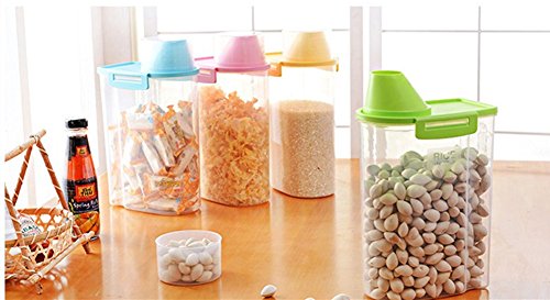 image for PISSION Pet Food Storage Container with Graduated Cup and Seal Buckles