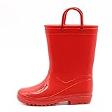 EUXTERPA Boys Girls Waterproof Rain Boots Kids