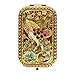 LOHOME(TM) Art Nouveau Rectangle Handheld Fold Make-up Classical Mirror Peacock Decorative Fashion Beauty Accessory (colors vary)