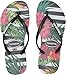 Havaianas Kid's Slim Tropical Floral Flip Flop Sandal, Imperial Palace, 2 M US Little Kid